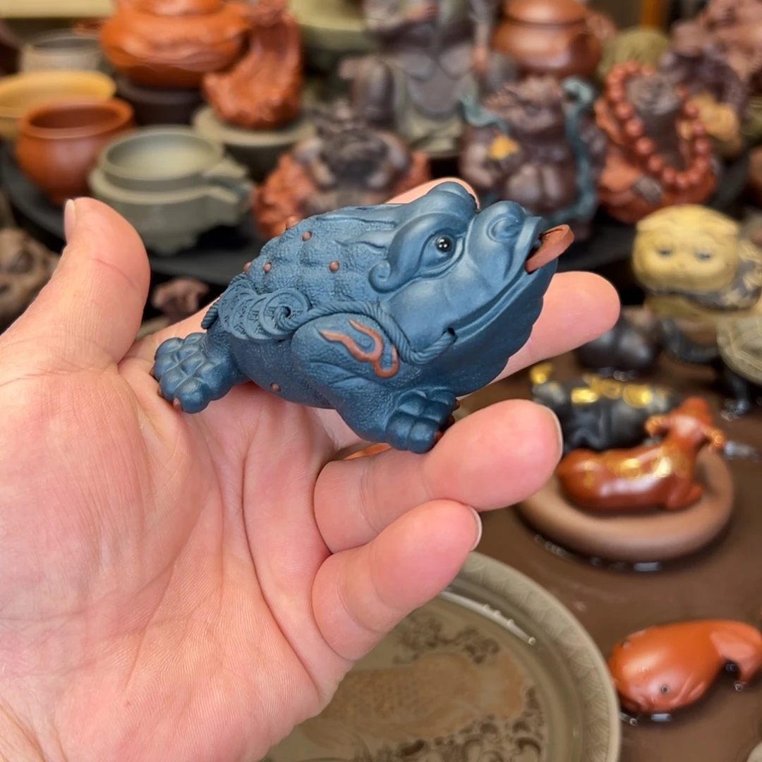 紫砂茶宠紫砂金蟾