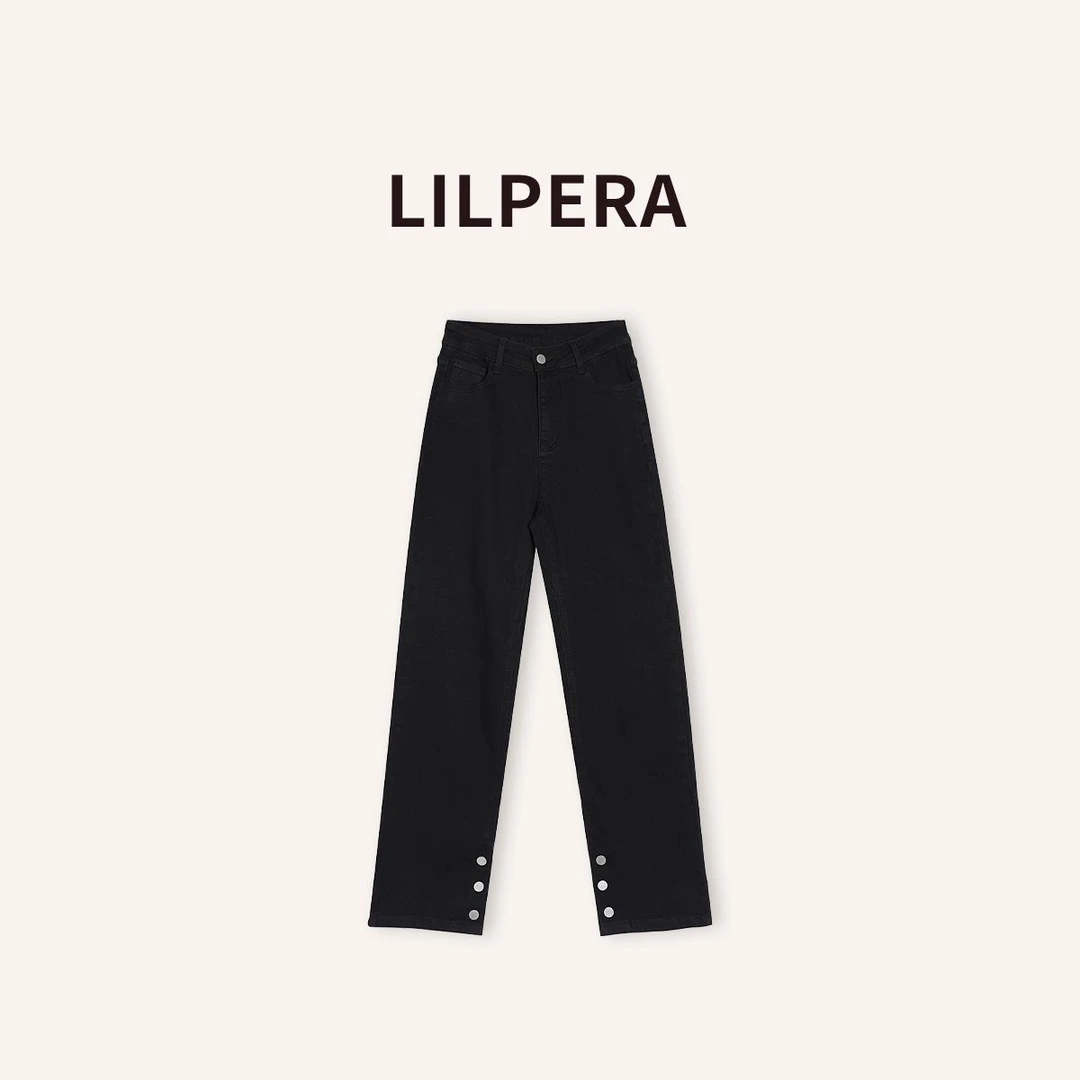 【清仓福利】加绒牛仔裤直筒烟管裤X373