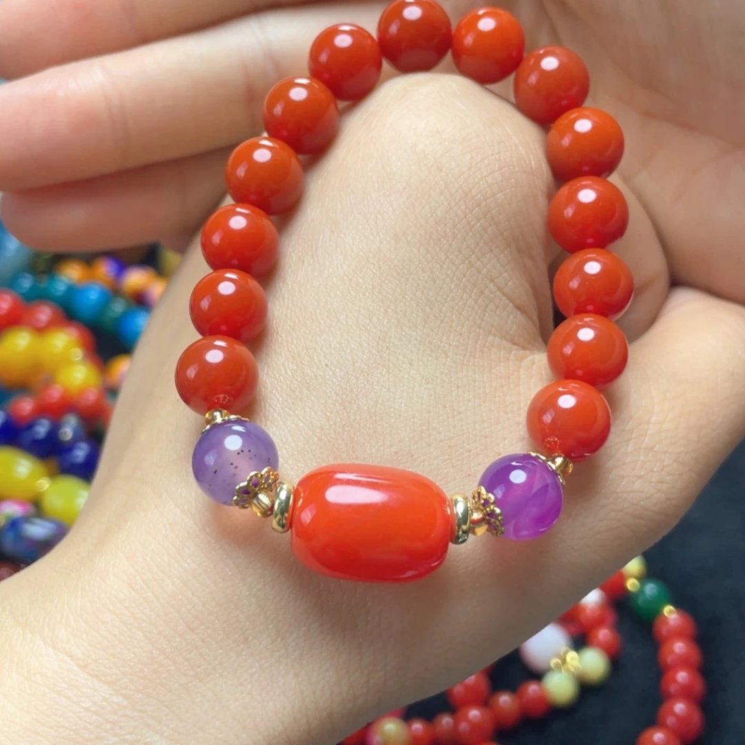 【闪购商品】玛瑙/玉髓未镶嵌珠宝奇石卡10保山锦红