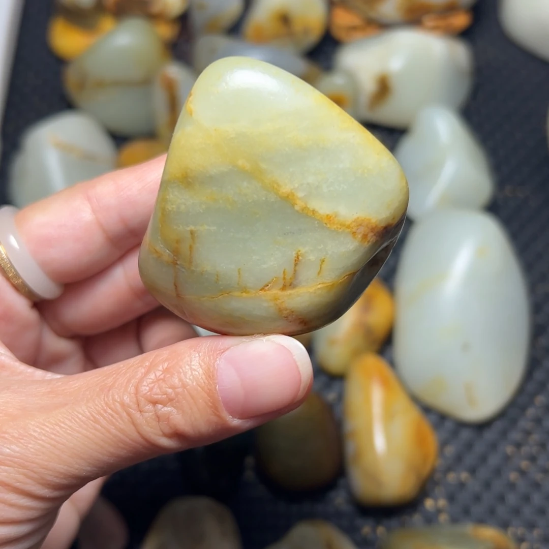 和田玉未镶嵌挂件38