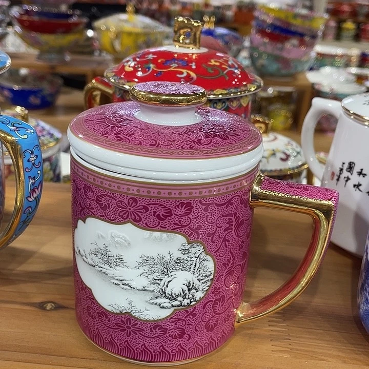 珐琅景德镇陶瓷瓷碗