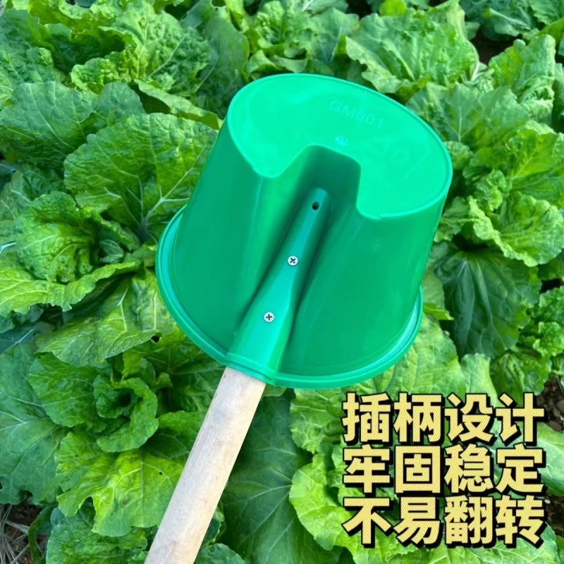 浇水灌溉熟胶加厚牛筋水舀子粪瓢长柄水瓢特大号化粪池勺子农用