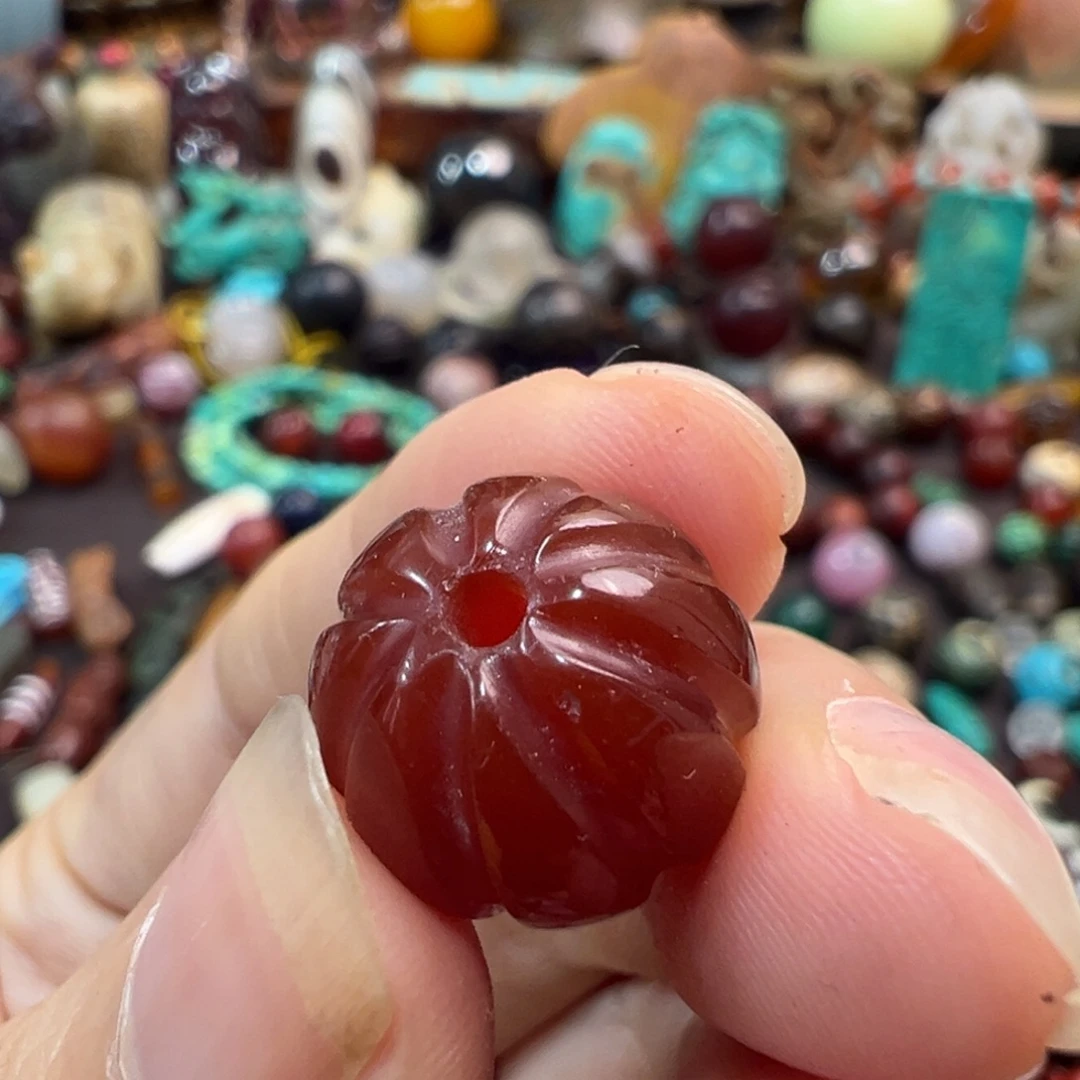 飞***情玛瑙/玉髓合金做工精致大方精致大方