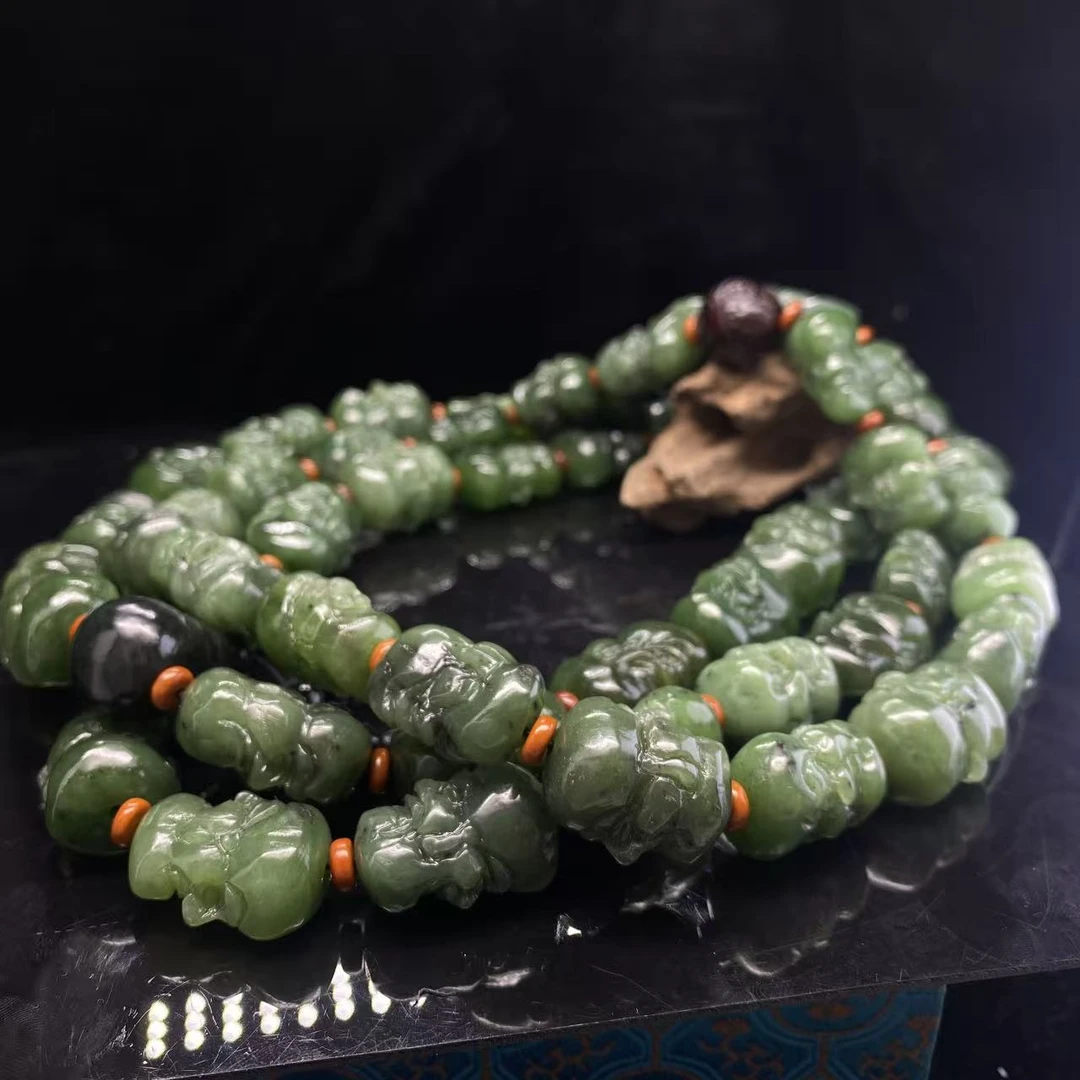 A1542 和田玉珠链 YS841588