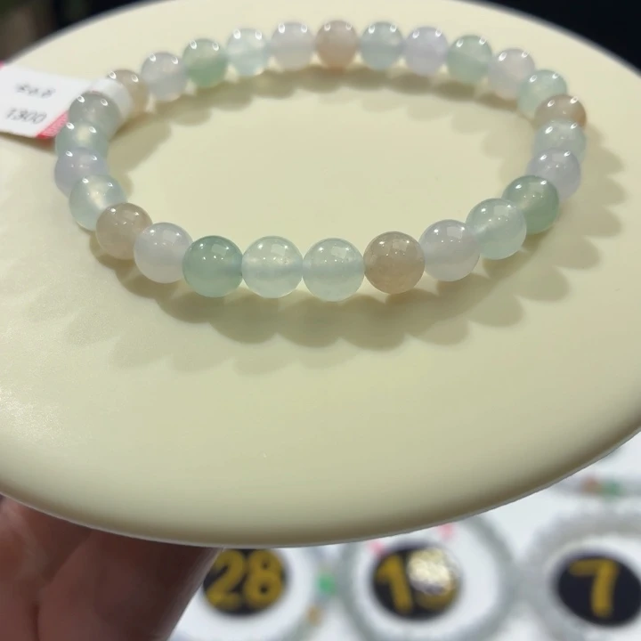未镶嵌手链翡翠卡6.8