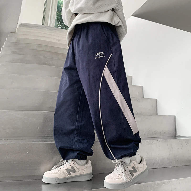 男童春秋款休闲裤2025新款儿童秋装运动束脚长裤大男孩韩版洋气潮