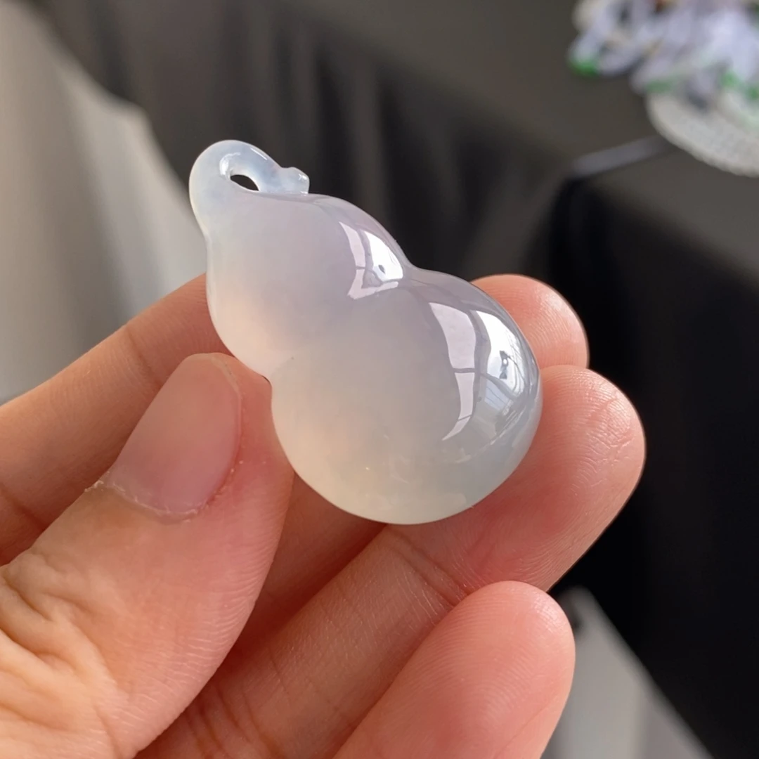 翡翠未镶嵌手链葫芦34.3