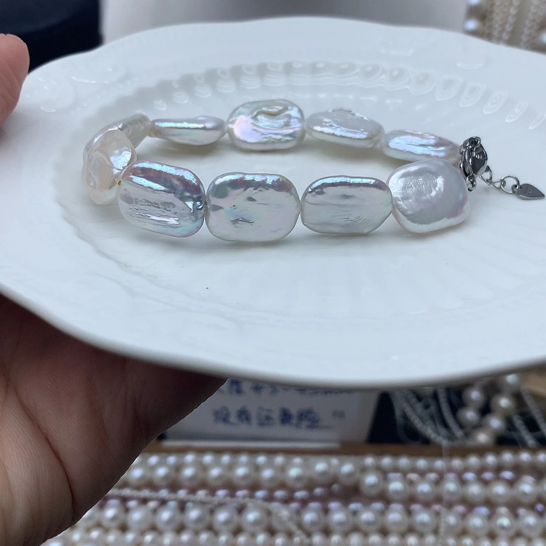 未镶嵌淡水珍珠12n10巴洛克手链