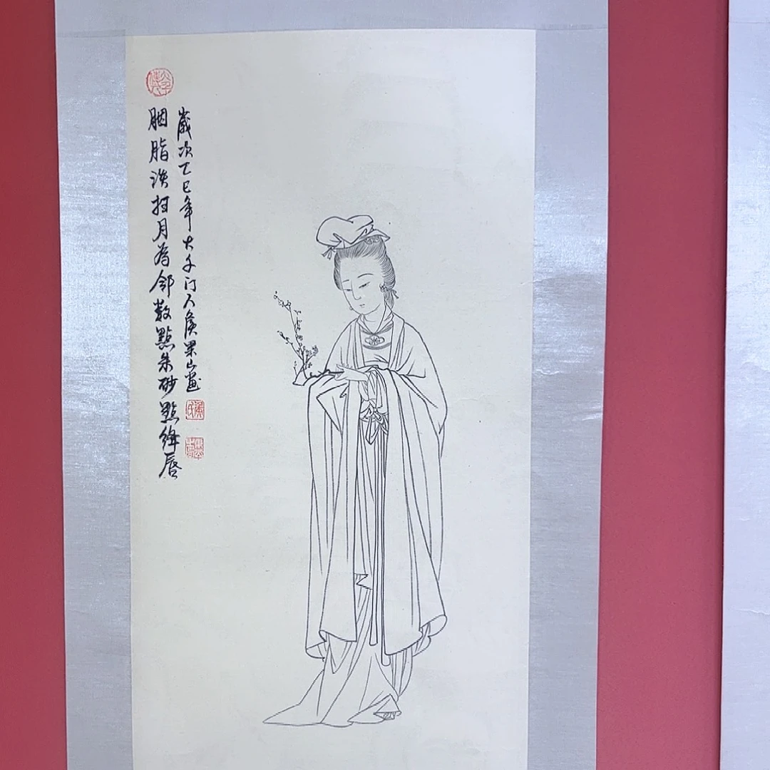 国画侯果山老师亲笔手绘作品朵