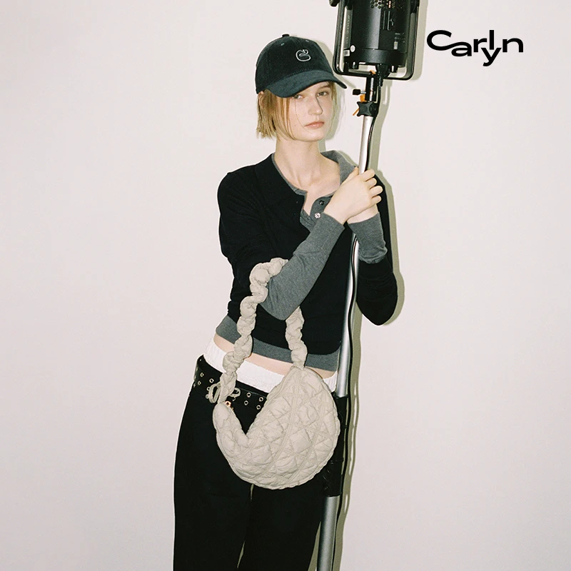 【虞书欣同款】Carlyn COZY M中号韩国饺子马鞍包手提包单肩斜挎包