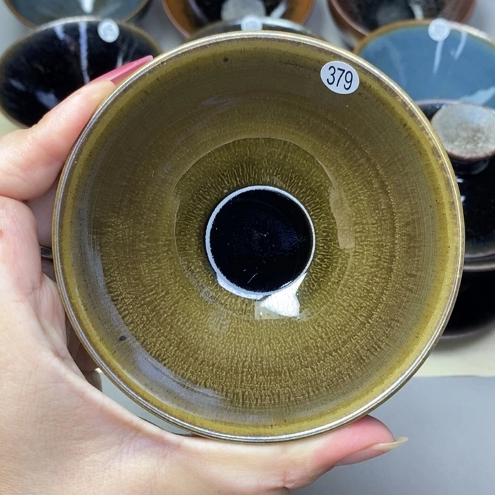 茶盏建窑建盏柴烧主人杯