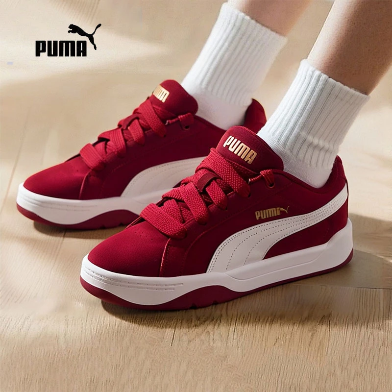 【勃垦地红】PUMA彪马男鞋女鞋厚底面包鞋秋冬喜悦红高颜值校园鞋子