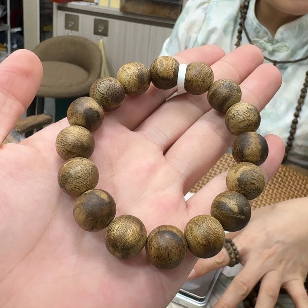 沉香碎屑沉香白棋老料单圈 14m 多样性发一