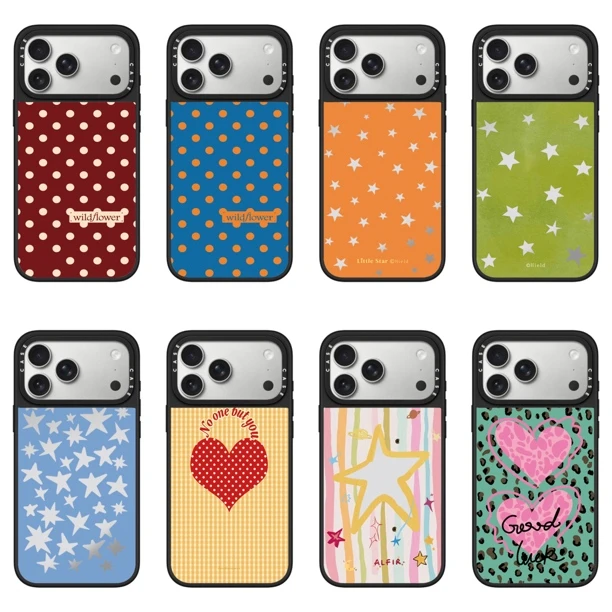 新款创意防摔适用于苹果全系列手机的波点复古风手机壳