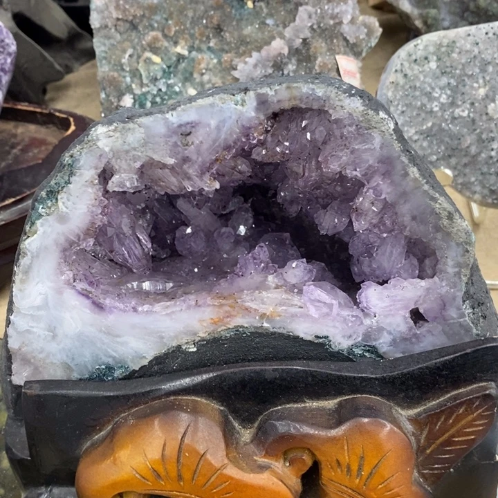 珠宝半成品未镶嵌紫晶