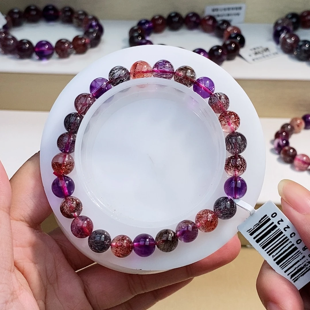 未镶嵌手链水晶黑加仑7