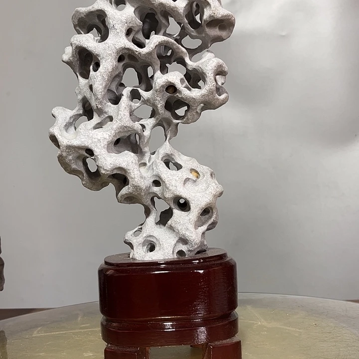 青***）石材太湖家居摆件