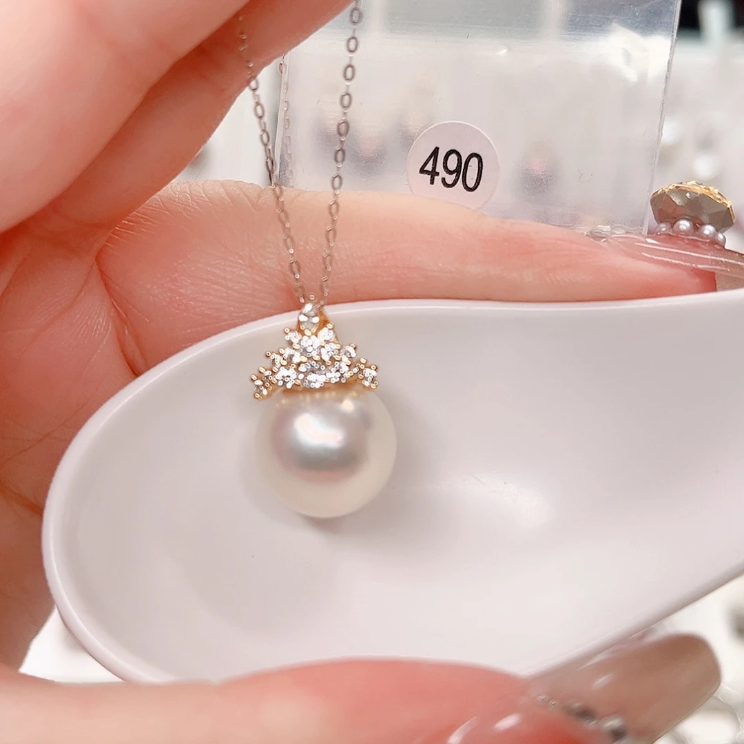 淡水珍珠吊坠(赠链)合金