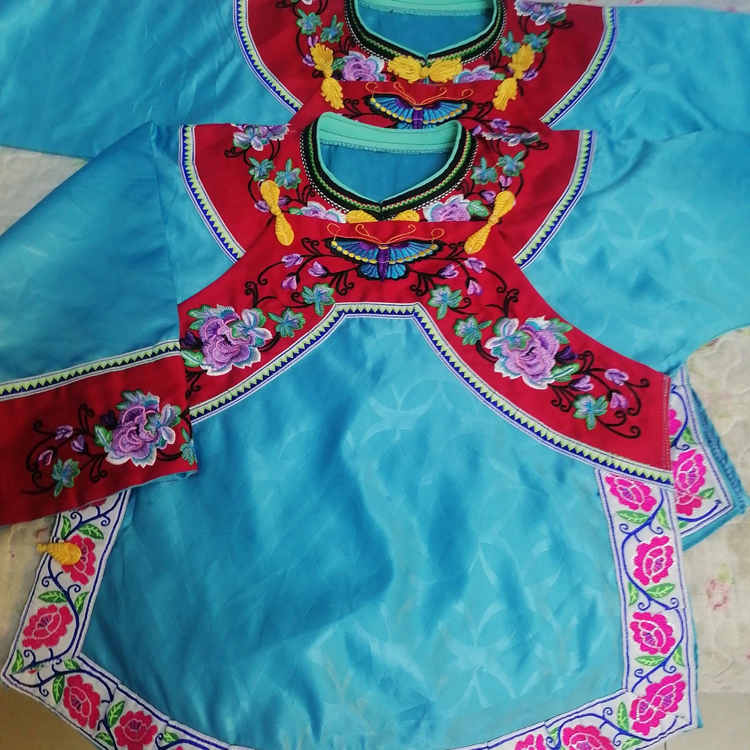 连袖圆领双排湾重工刺绣云南广西贵州民族服饰民族风