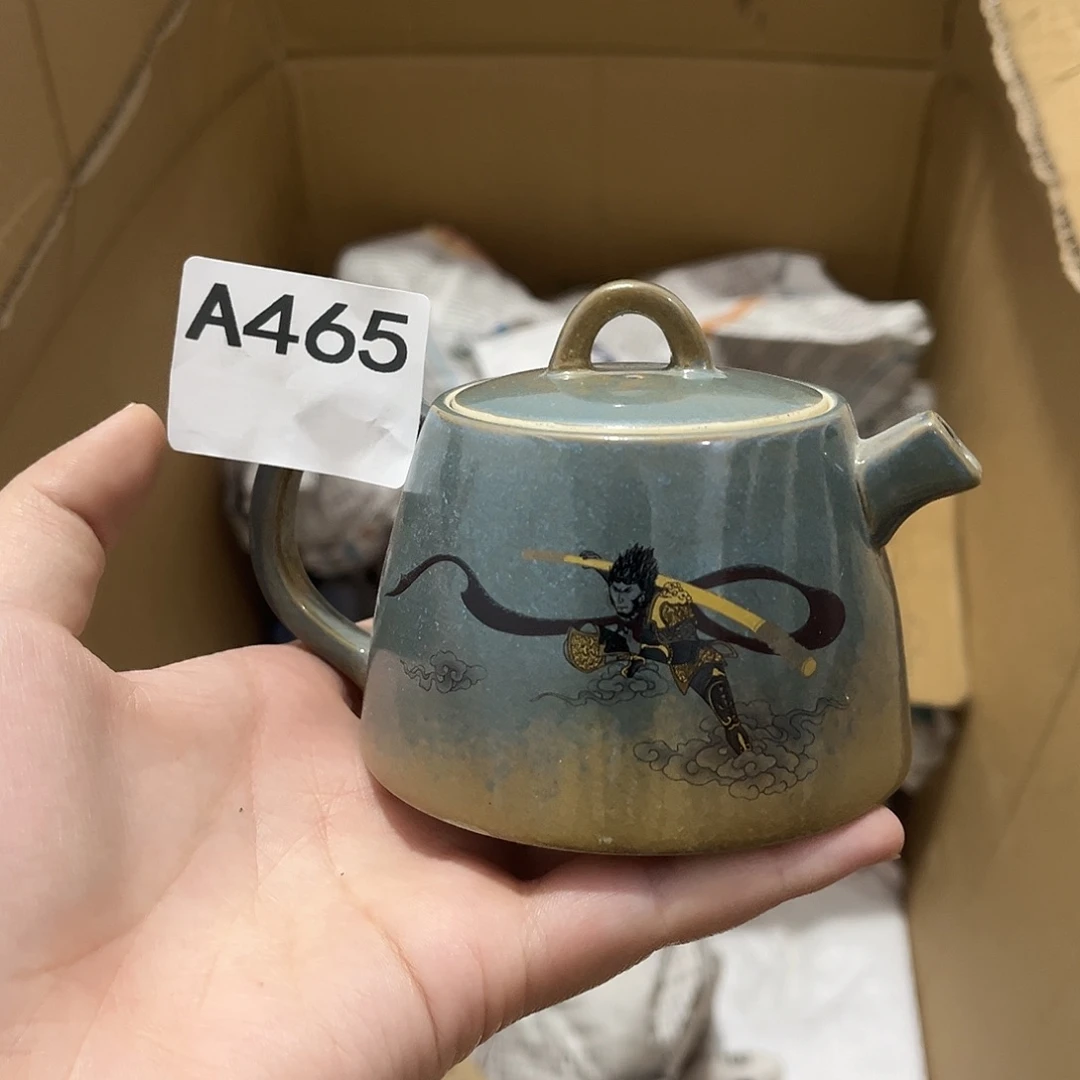 瓷片茶摆件工艺品摆件666