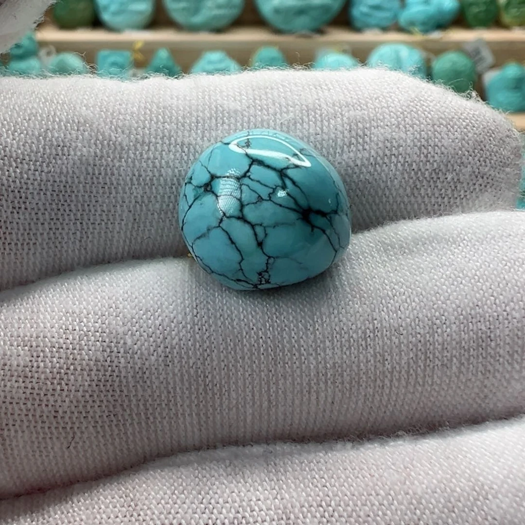 未镶嵌绿松石随形12.8mm