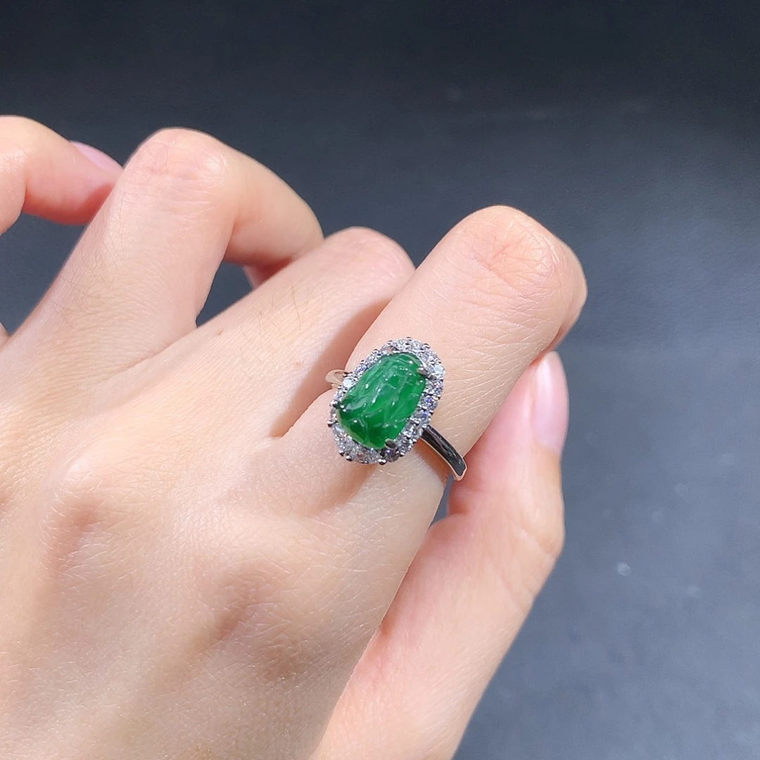 未镶嵌戒指翡翠翡翠