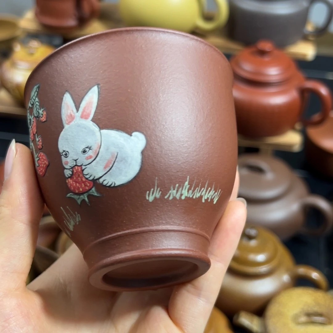 茶杯紫砂微瑕不退不换