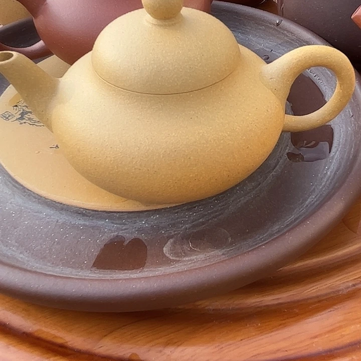 紫砂茶壶黄金段小梨子120cc