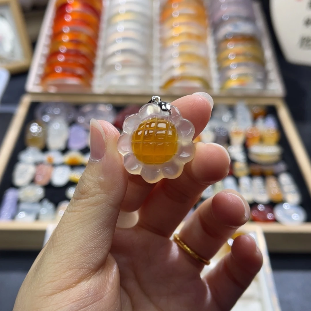 玛瑙/玉髓未镶嵌颈饰