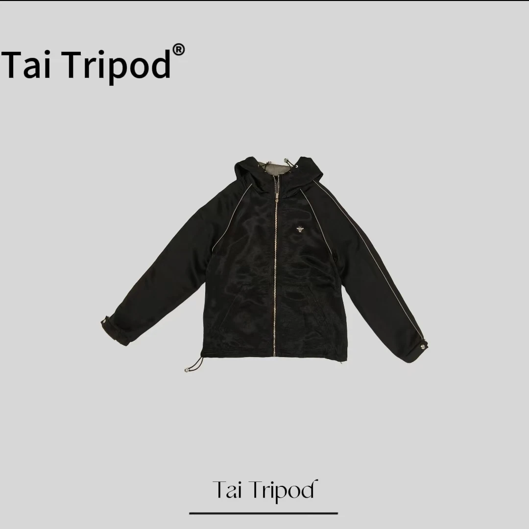 2025收口袖男秋季春季翻领百搭夹克简约风时尚休闲设计师外套