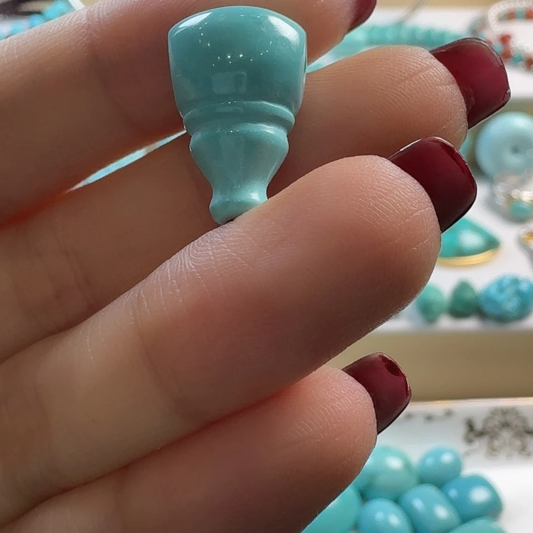 绿松石合金颈饰补天圣玉