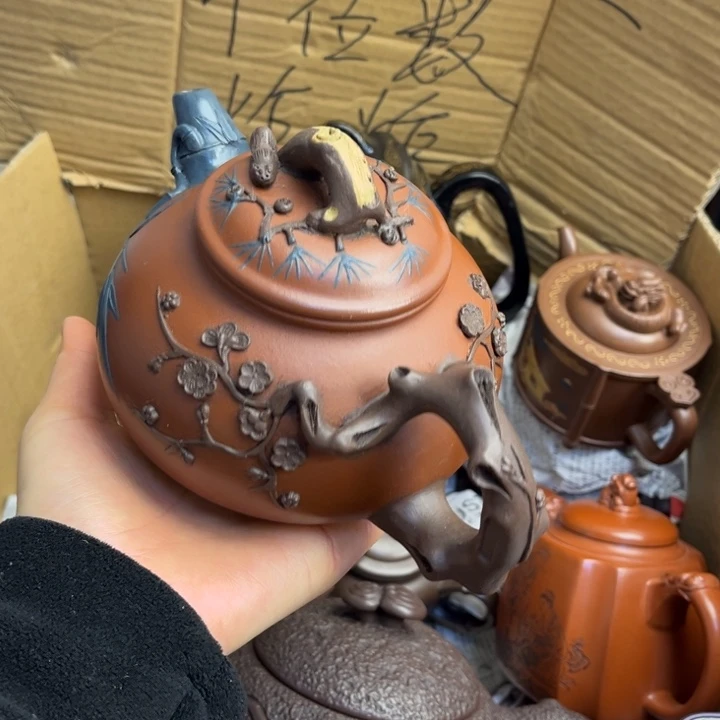 听***影茶壶段泥紫砂壶等