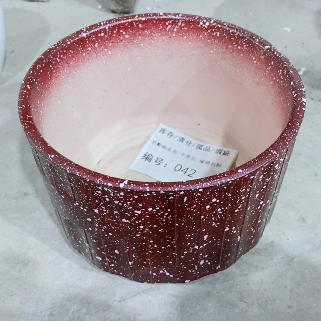 微瑕花盆-042-口18×12-1个