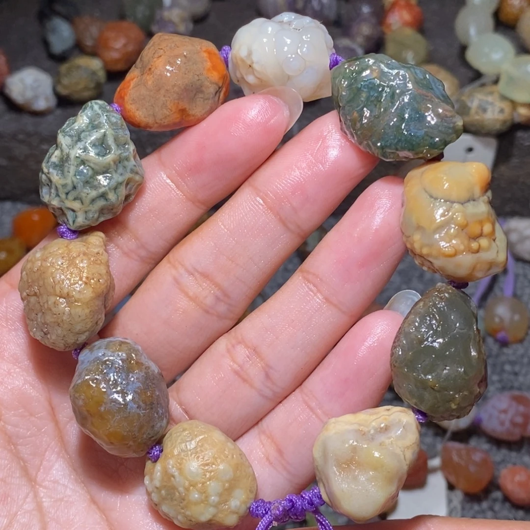 玛瑙/玉髓未镶嵌珠宝半成品