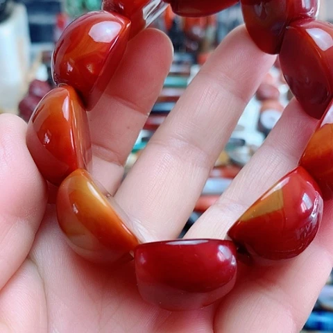 玛瑙/玉髓合金颈饰