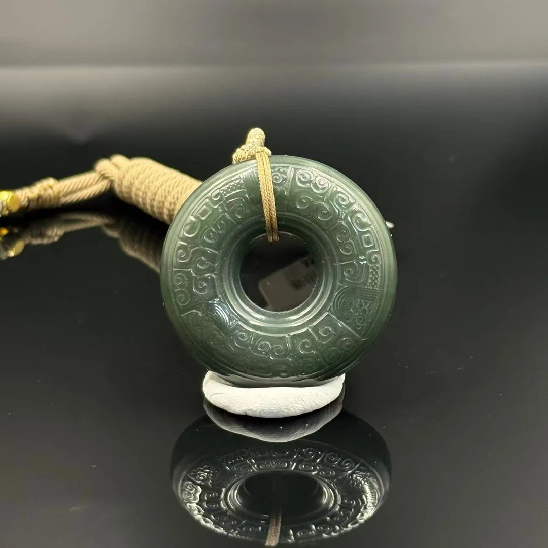天然和田玉平安扣多样性发货