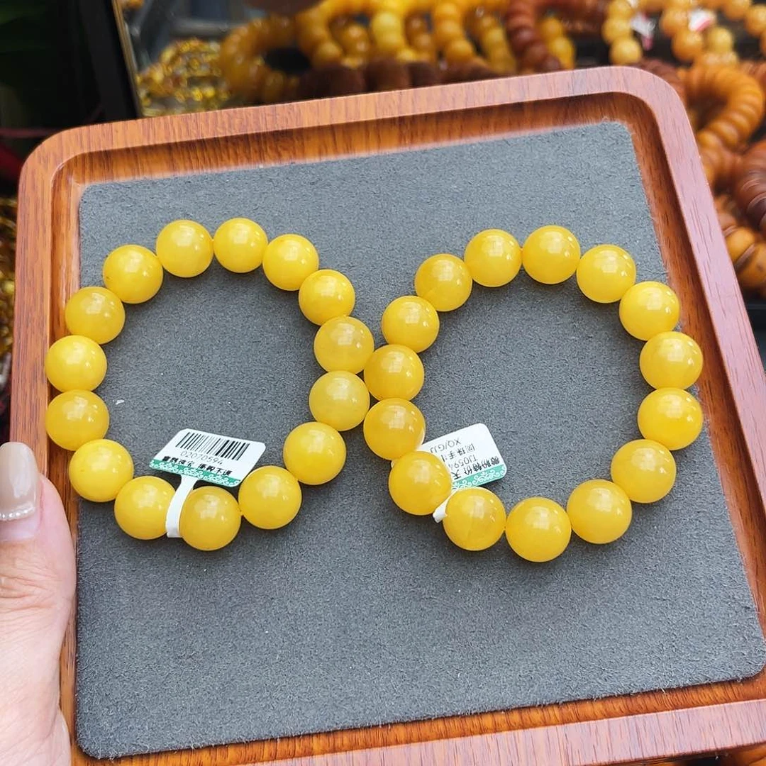 琥珀手链未镶嵌14m 多样性发其一