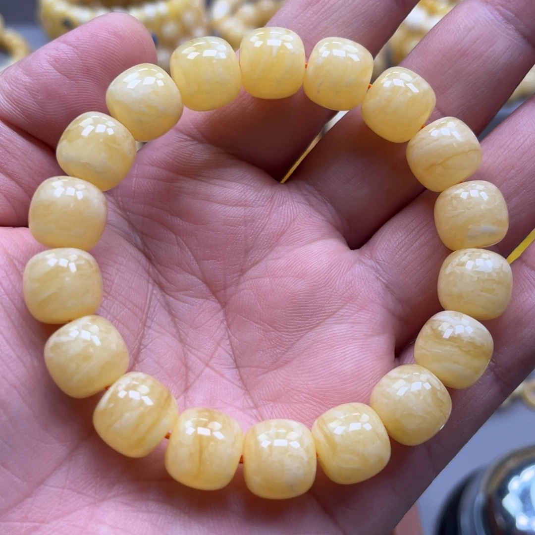 琥珀未镶嵌手链手串