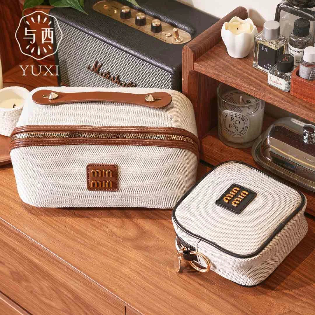 YUXI/与西化妆包大容量便携ins高级感旅行化妆品洗漱包收纳包