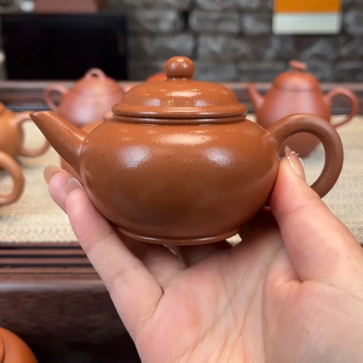 茶壶紫砂朱砂泥水平