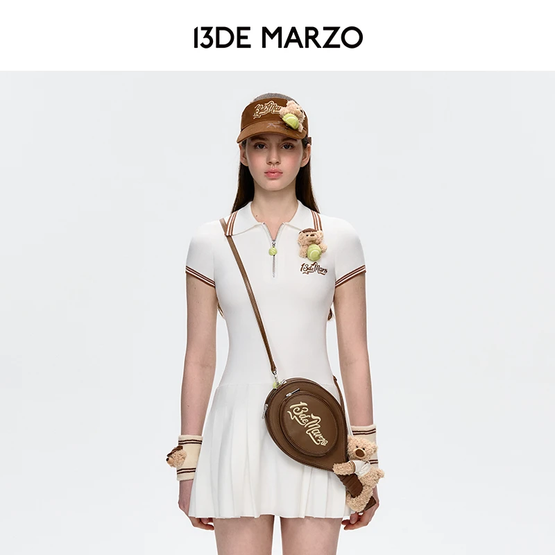 13DE MARZO男女同款25春夏新款迷你网球拍包包可爱斜挎包专柜同款