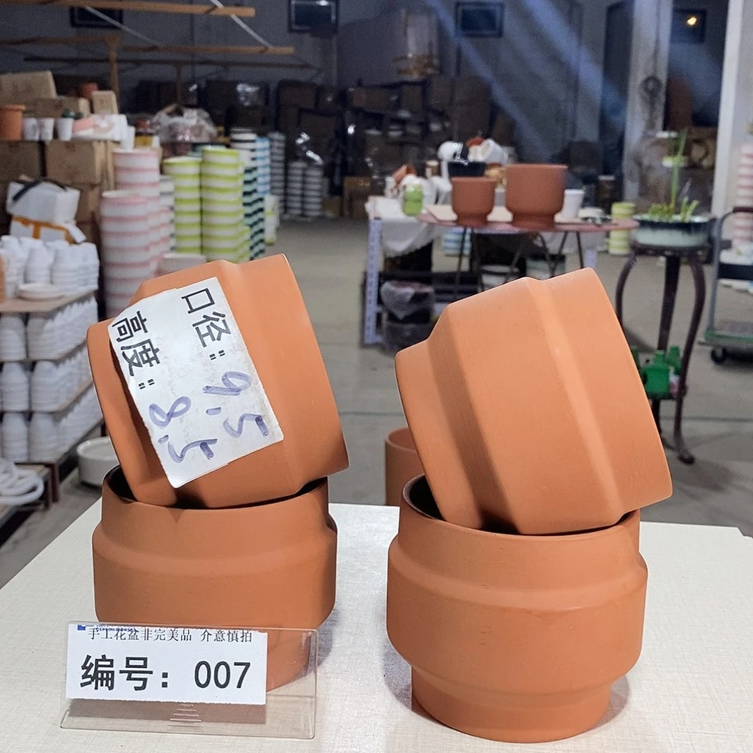 微瑕花盆-007-口9.5×8.5-4个