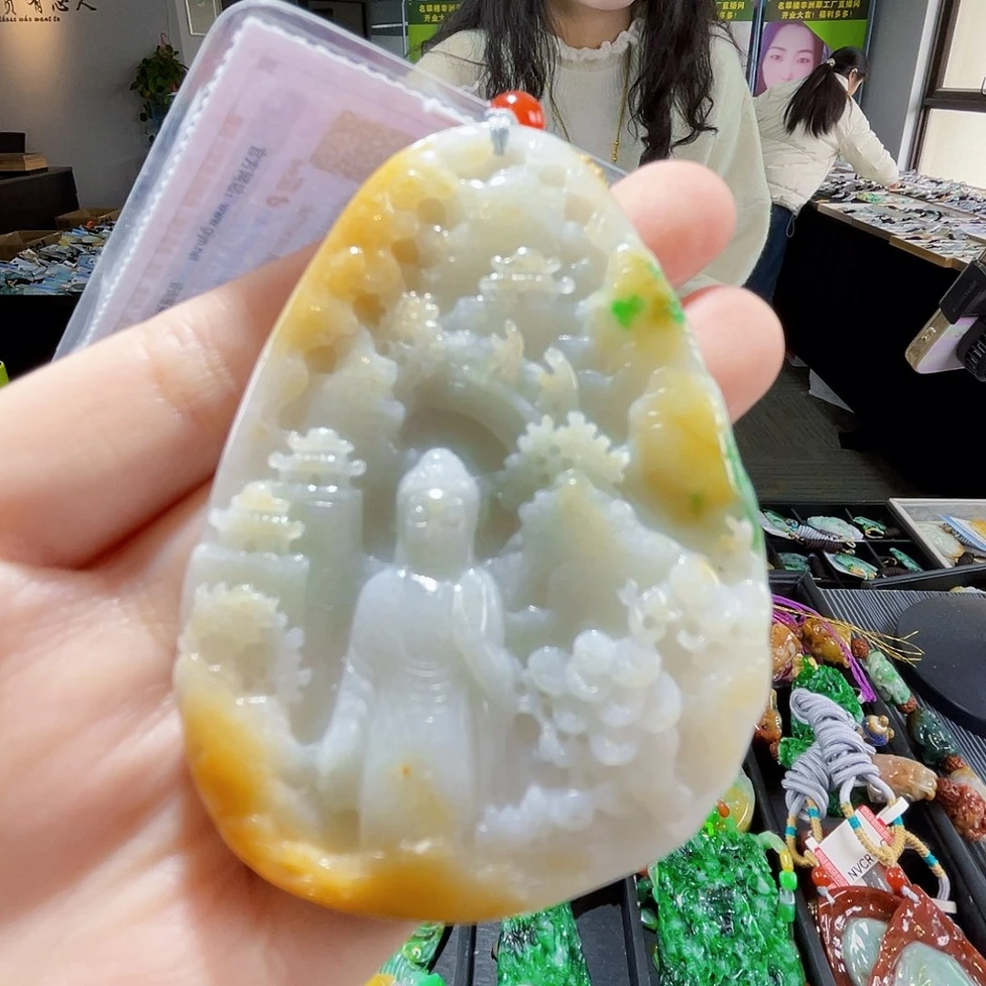 颈饰未镶嵌翡翠翡翠