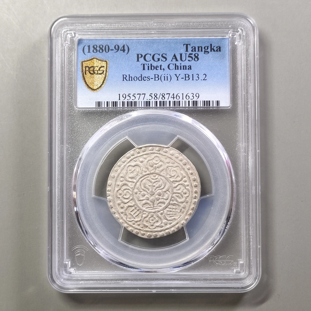 90313-21  西藏章噶银币