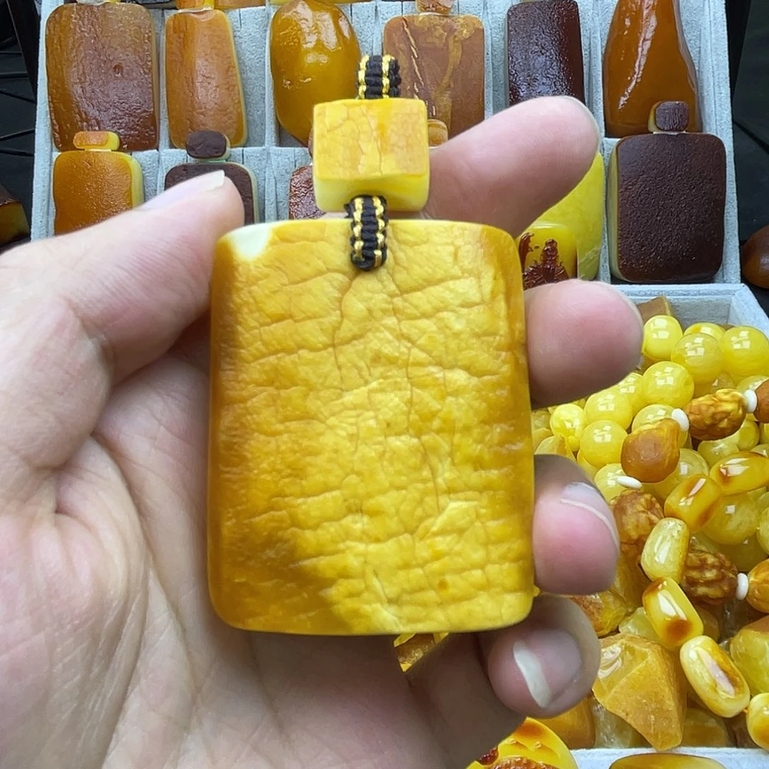 定制蜜蜡未镶嵌白蜡