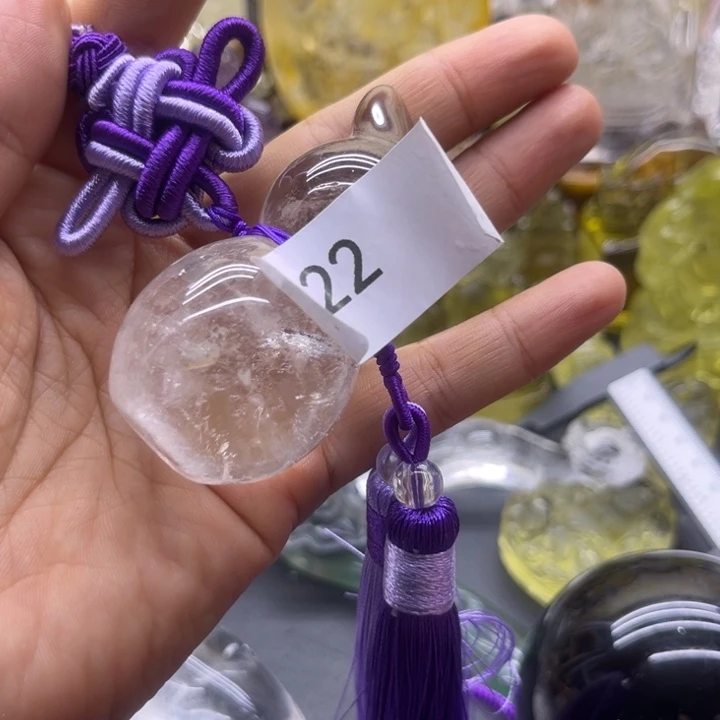水晶珠宝半成品未镶嵌摆件