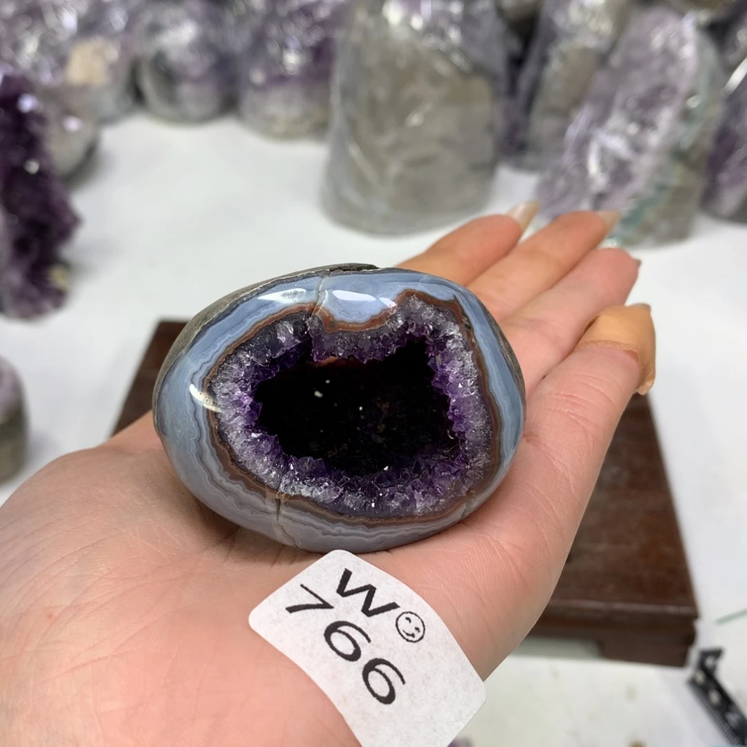 紫晶摆件未镶嵌水晶