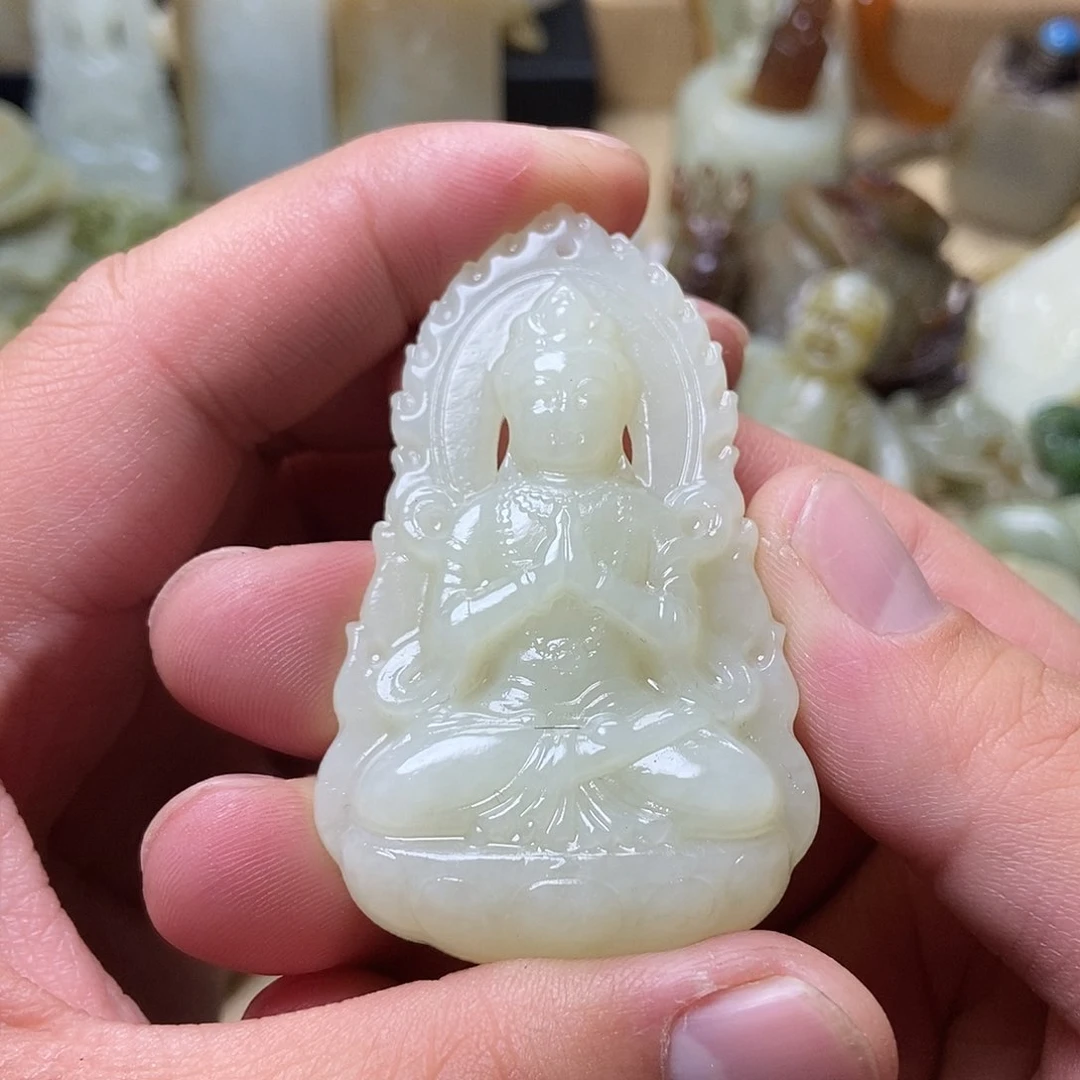 和田玉挂件未镶嵌