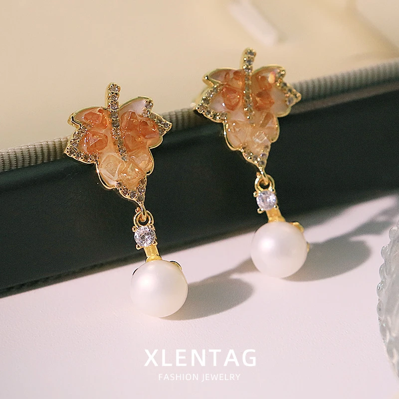 女紫色蝴蝶/蜻蜓/昆虫蓝色耳钉仙气古风耳饰甜美超仙