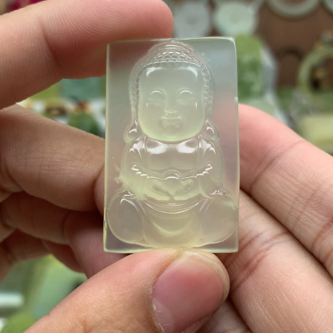 岫玉未镶嵌吊坠(不含链)